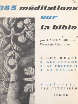cover image of 365 méditations sur la Bible pour tous les jours de l'année, 1